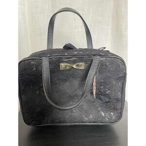 Victoria’s Secret Black Lace Travel Makeup Accessory Bag